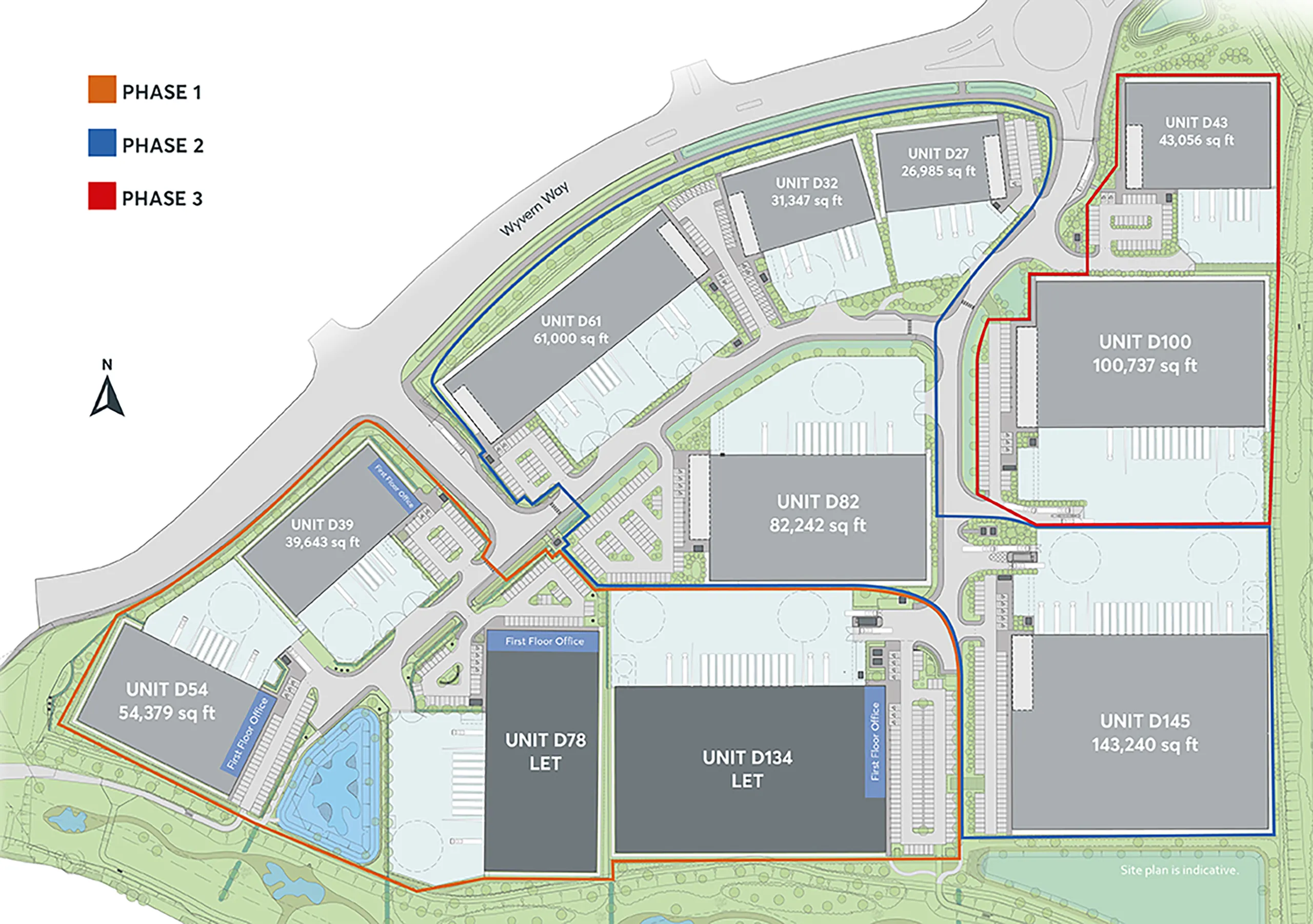 St. Modwen Park Derby site plan