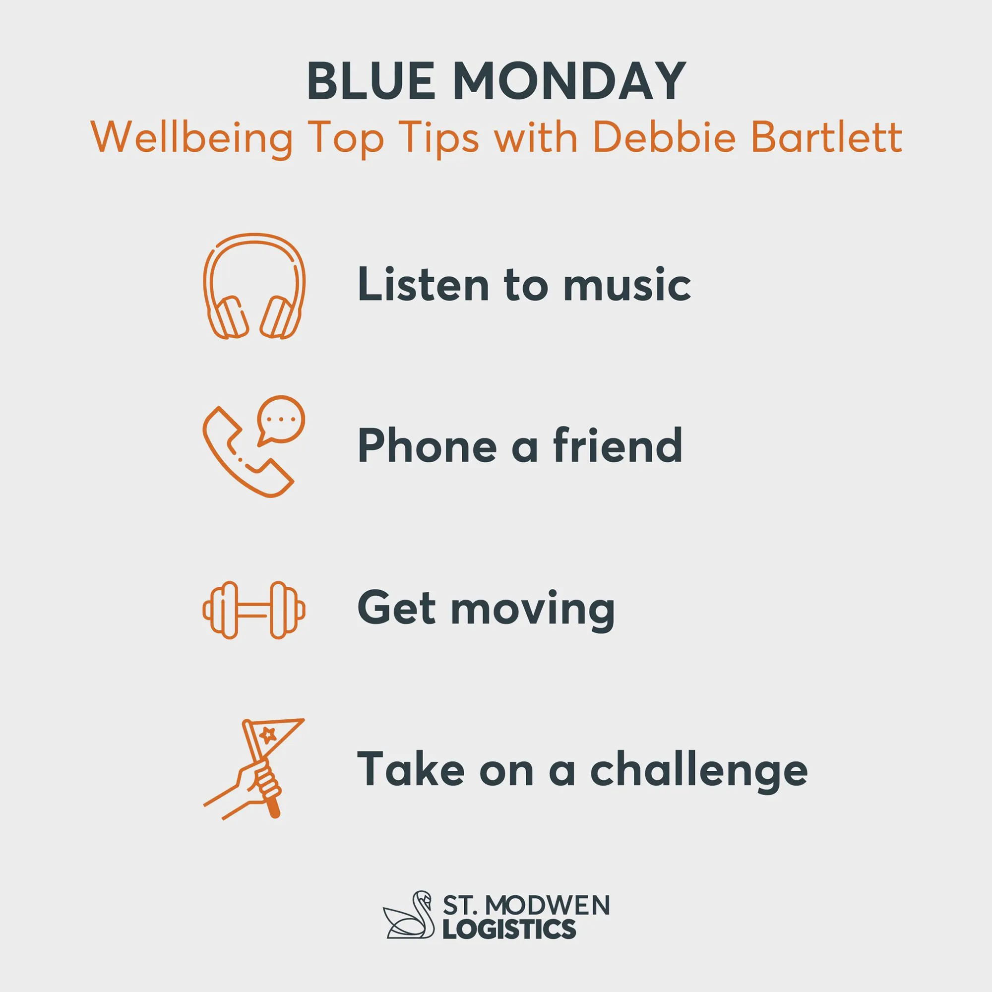 Blue Monday wellbeing top tips